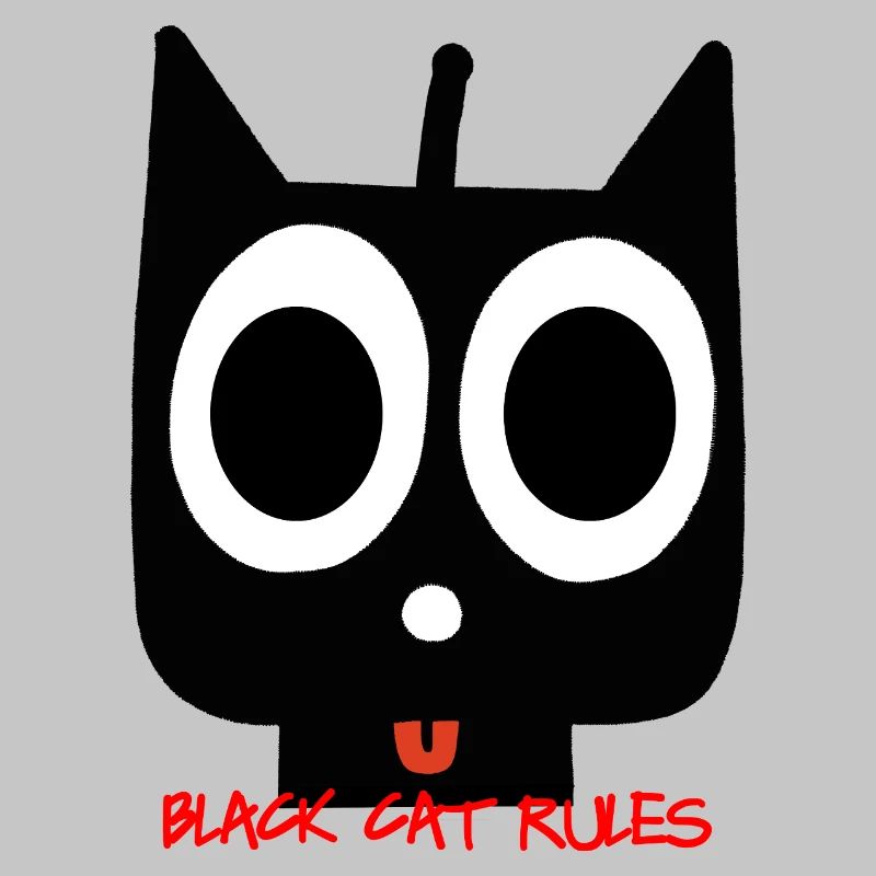 schwarze Katze