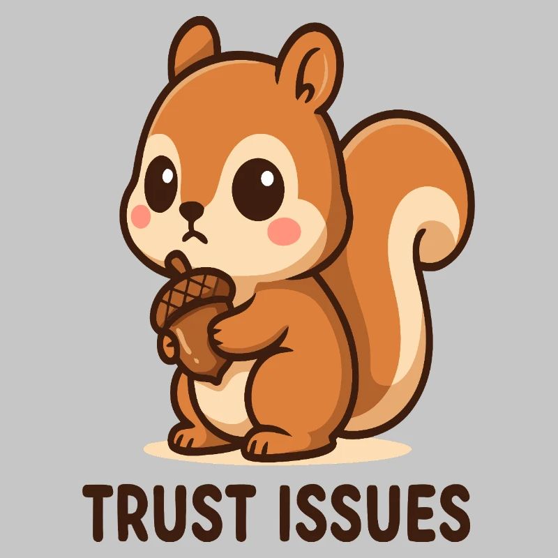 Eichhörnchen mit Trust Issues