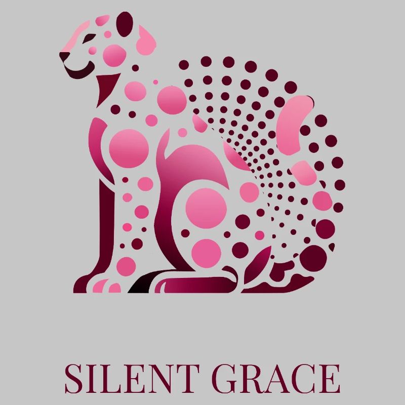 Silent Grace Chat élégant