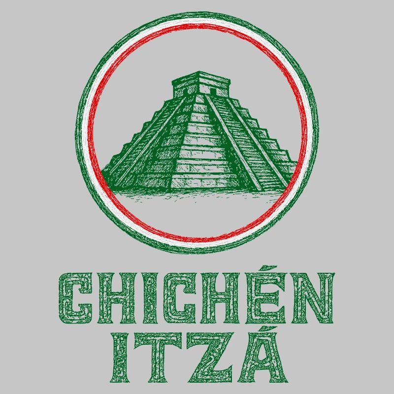 Drapeau du temple de Chichen Itza Mexique