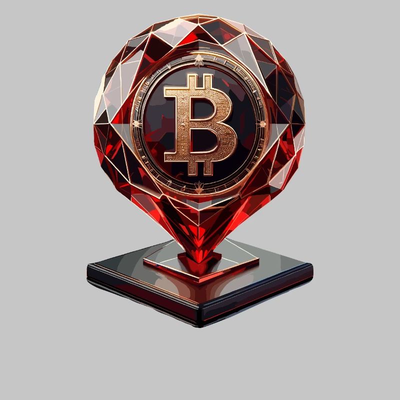Exklusives Bitcoin Trophy Design