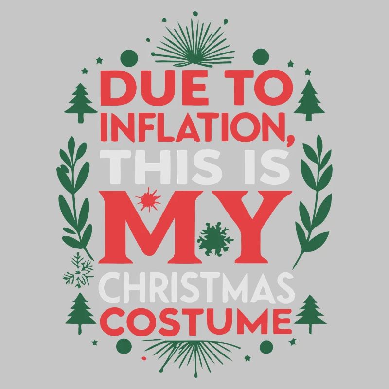 Inflation-Weihnachtskostüm