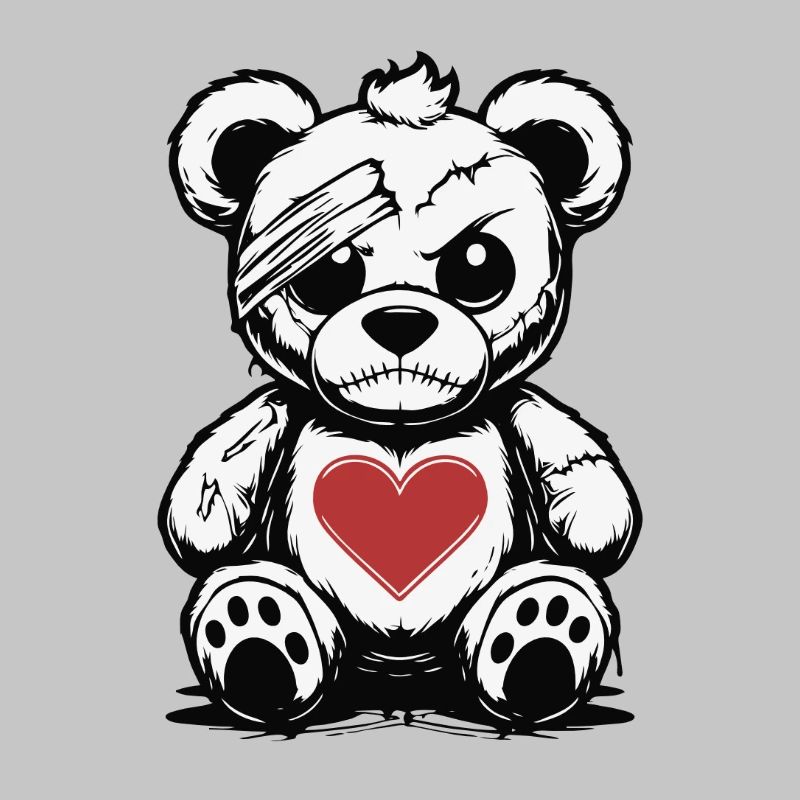 Grumpy Teddy with a good Heart