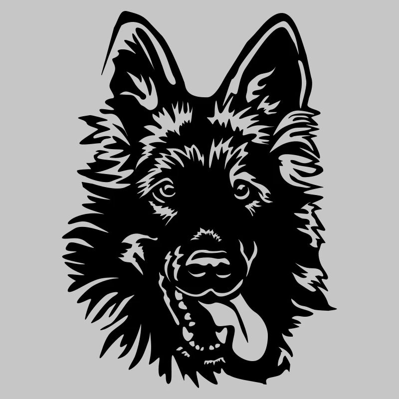 Deutscher Schäferhund Kopf