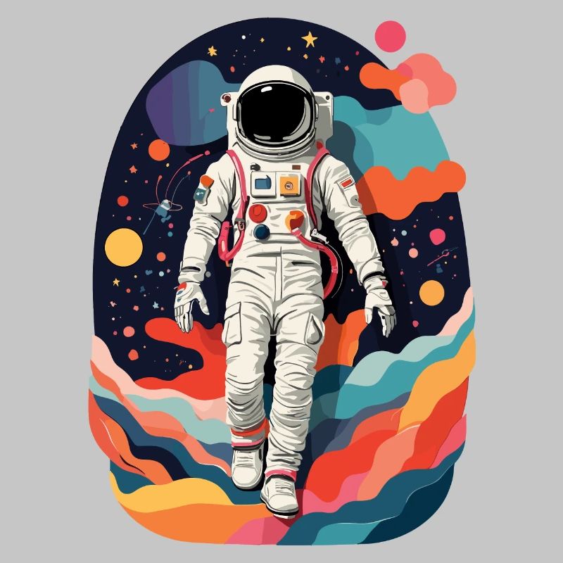 Image colorée d’astronaute