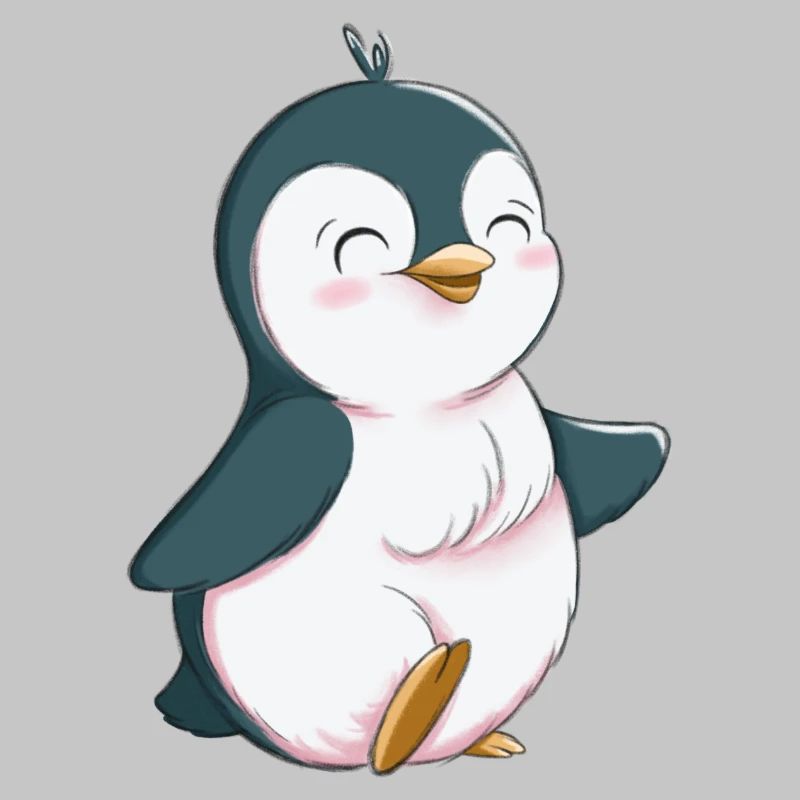 Süßer Pinguin
