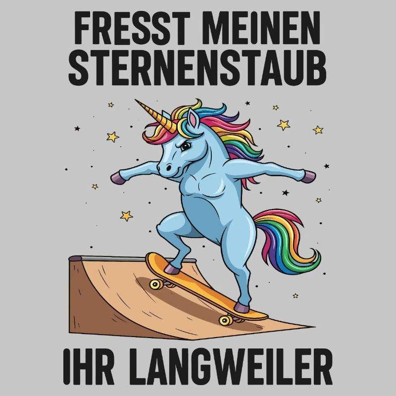 Skateboard-Einhorn