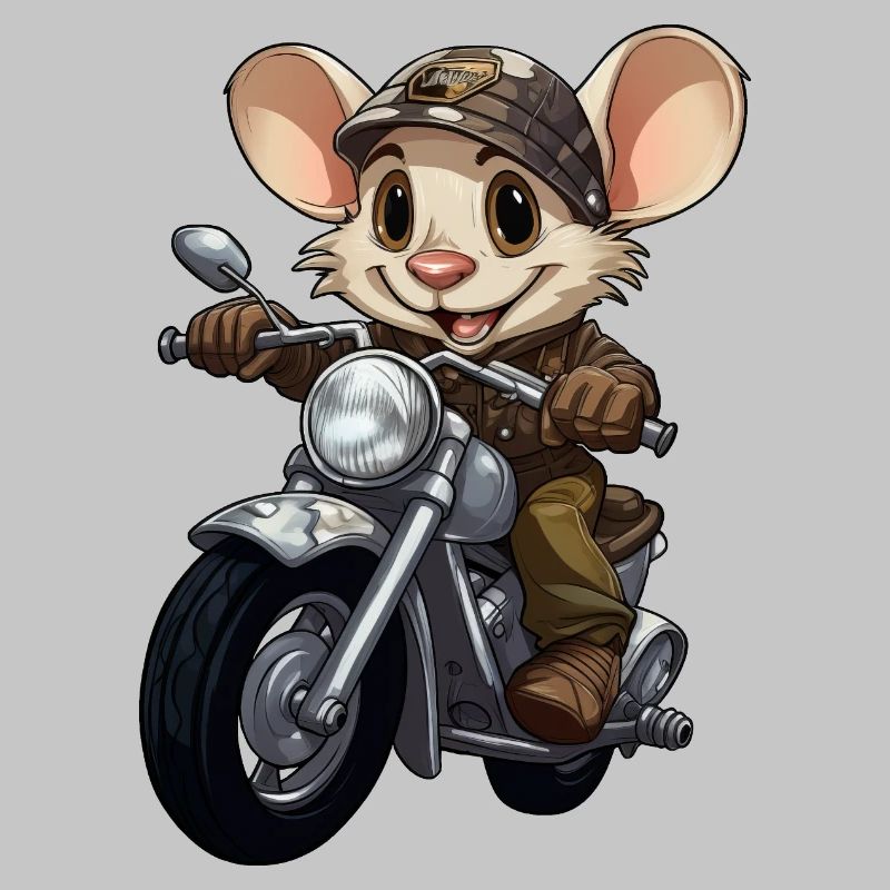 Mouse Motorcycle / Motorcyclist Mouse