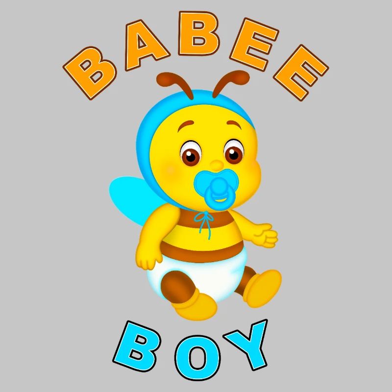 BABEE Junge mit Text