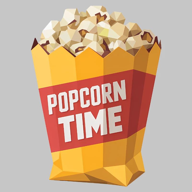Sac à pop-corn - Cool Low Poly Logo