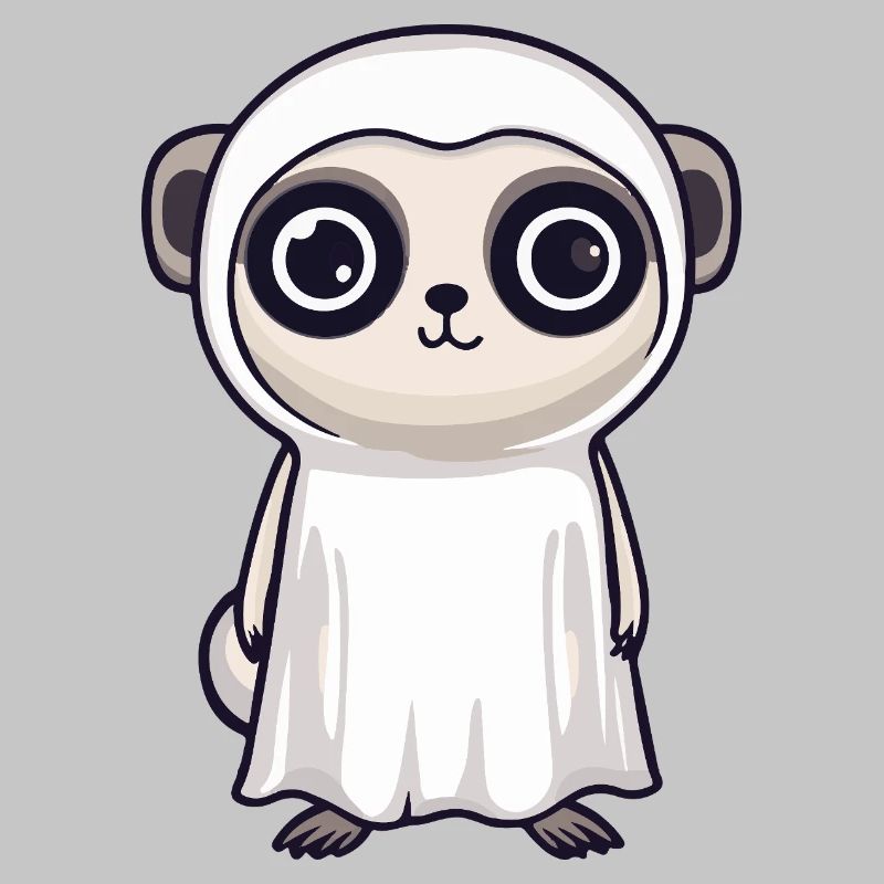 Erdmännchen Halloween Geist