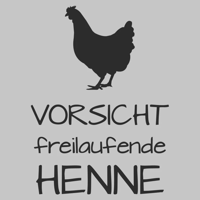 Caution hen free-range