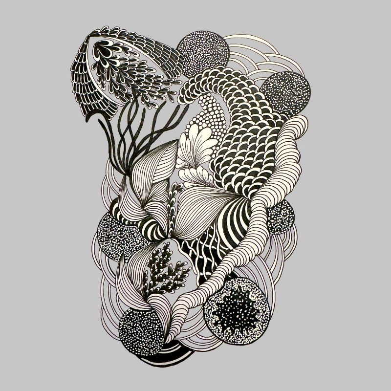 Linear flower tendrils