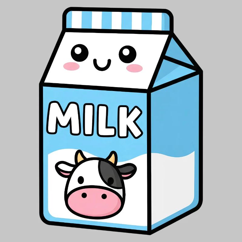 Milchkarton-Kuh