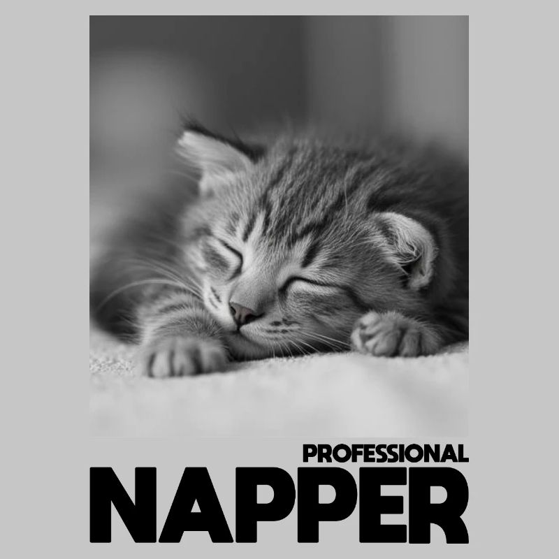 Professional Napper – Schlafende Katze