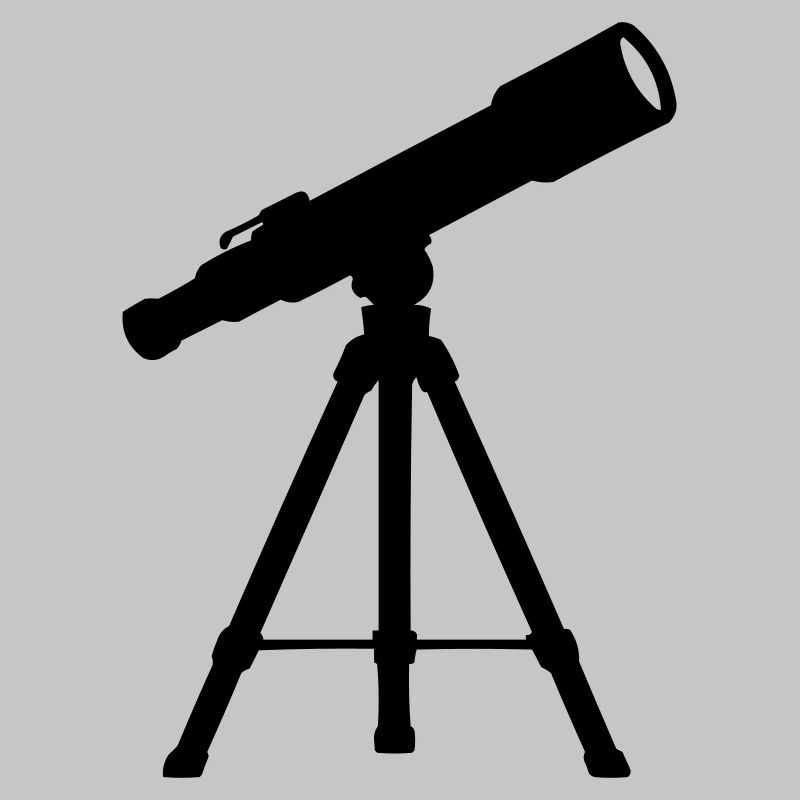 Teleskop auf Stativ – Sternennacht
