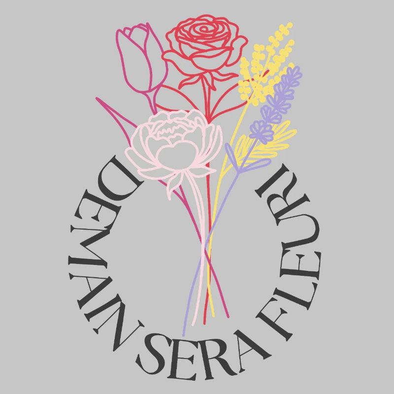 Ich hoffe, dass Bouquet LineArt morgen blumig sein wird