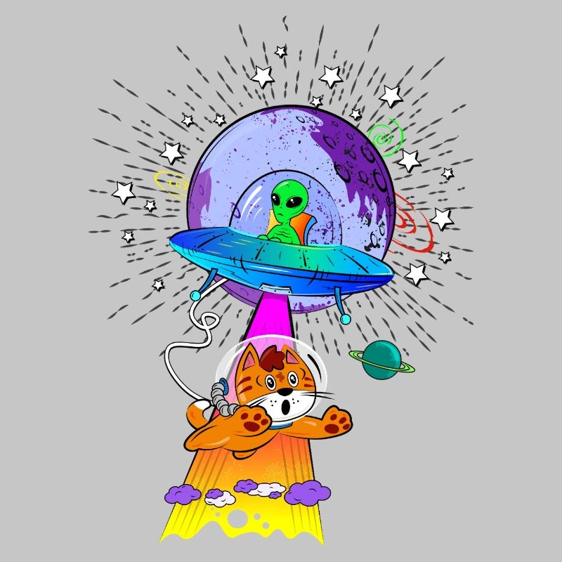 Kosmische Katzen-UFO-Abenteuer