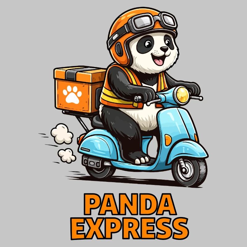 Panda Delivery Scooter