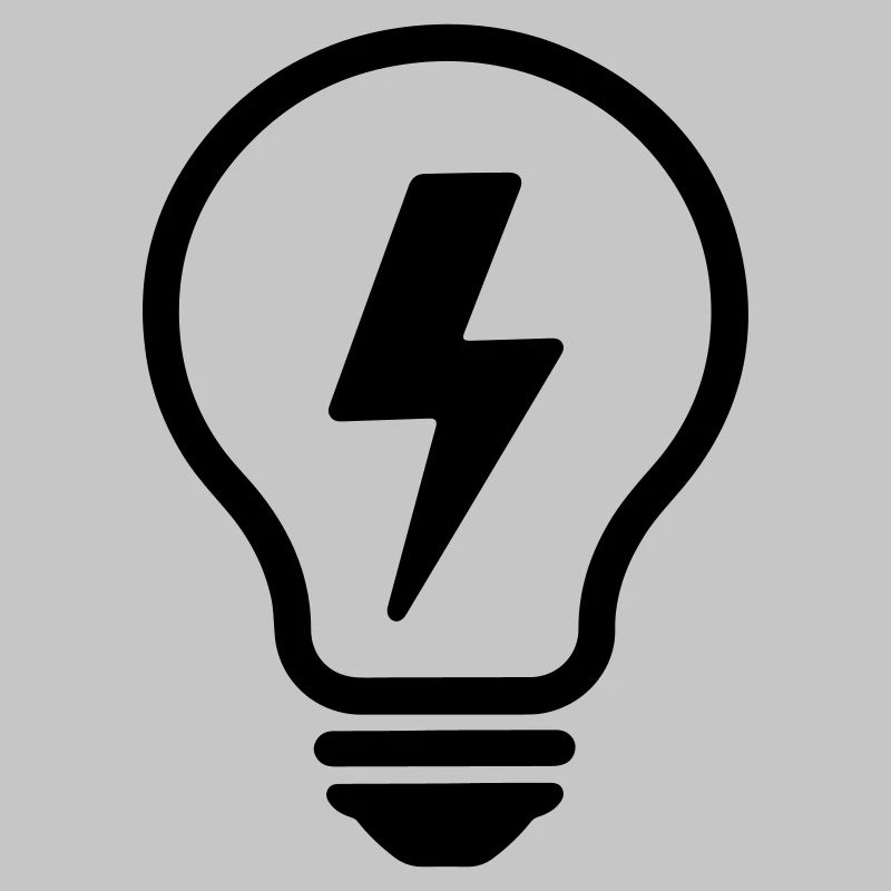 Creative Idea T-shirt - Electric Light Bulb