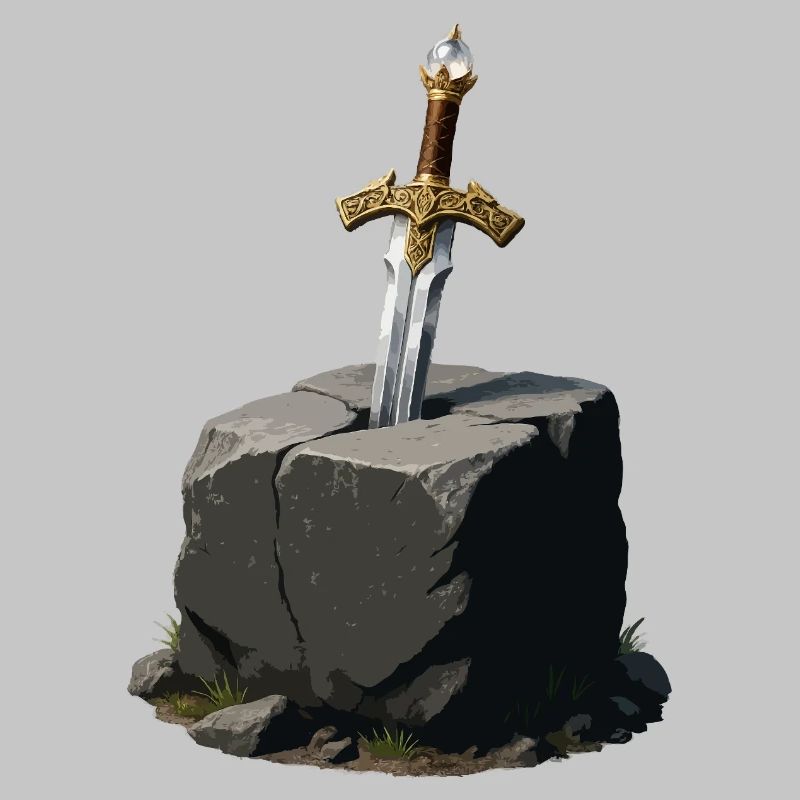 Épée dans le Rocher Excalibur