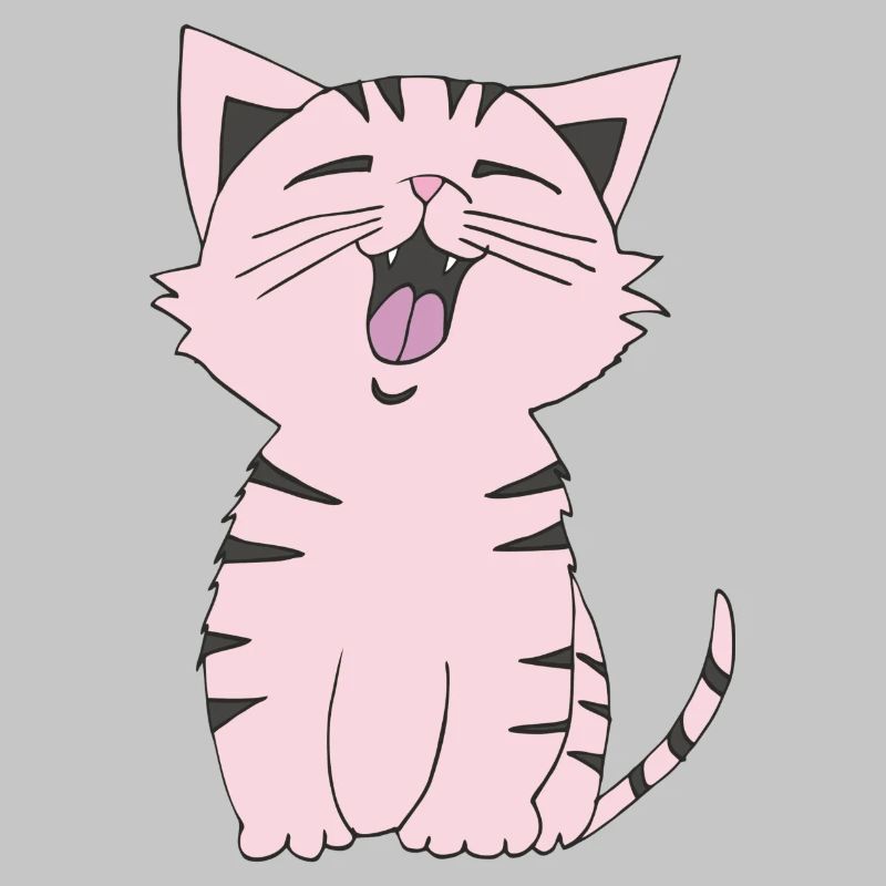 Katze rosa