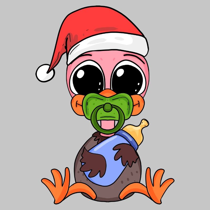 Autruche bébé Noël