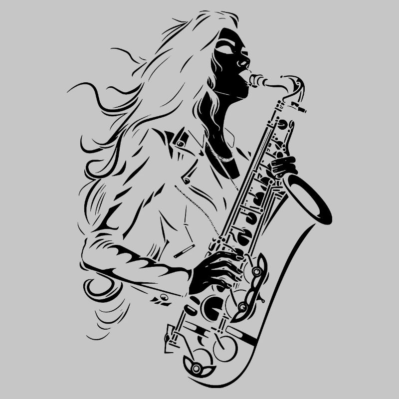 Saxophone Player Sketch