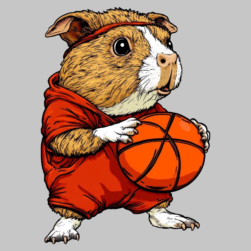 Cochon d’Inde basketteur / basketteur Meersc