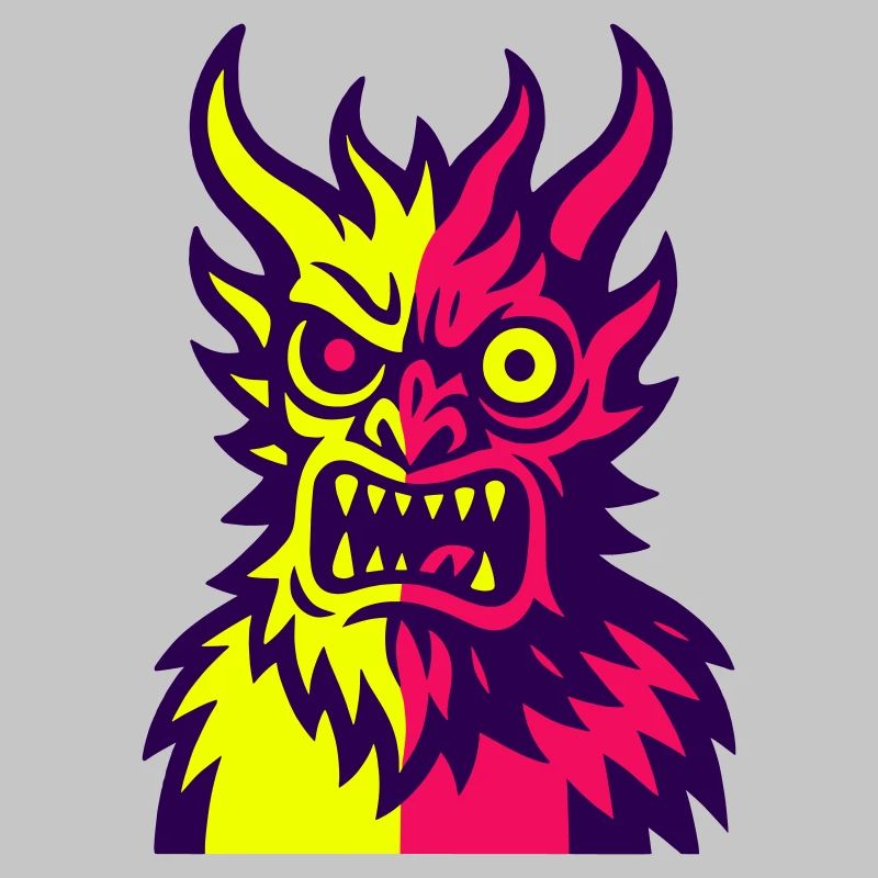 Pop Art Devil's Monster