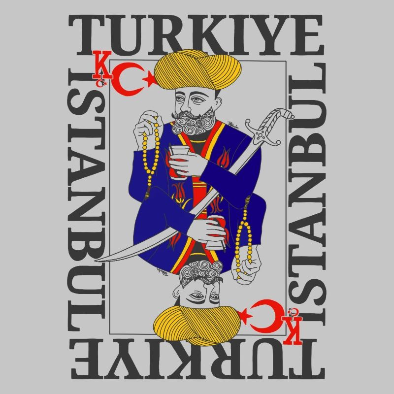 Sultan Ottoman Turkish Warrior King Card Modern Game