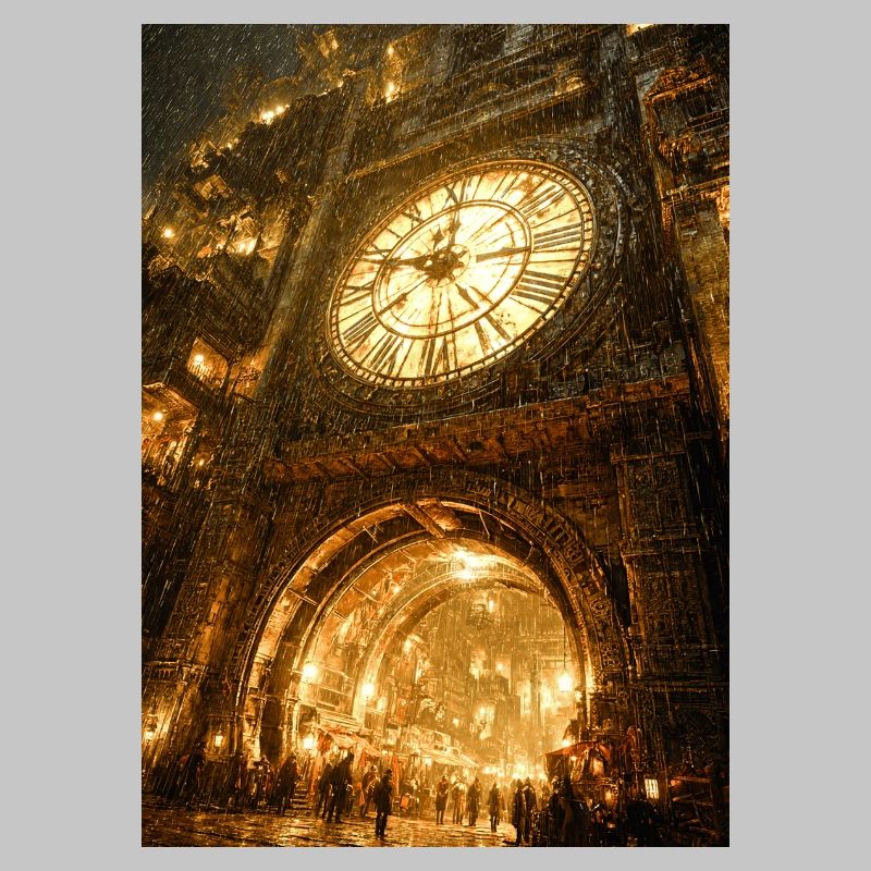 Vergoldeter Clockgate-Bogen