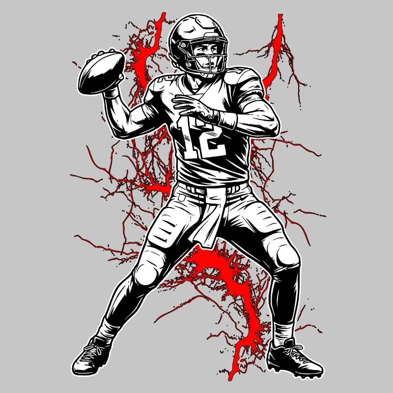 Quarterback dans un orage électrique