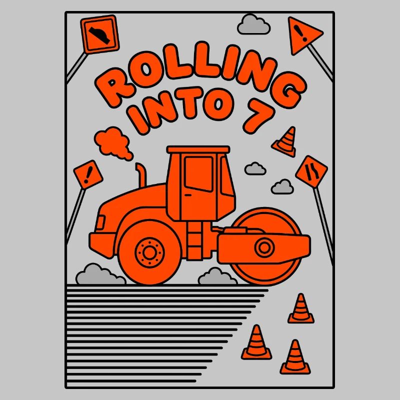 Rolling Into 7 Dampfwalze