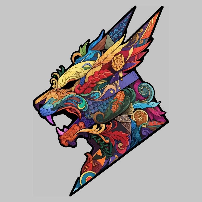 Kaleidoscopic Dragon: Folklore Fire