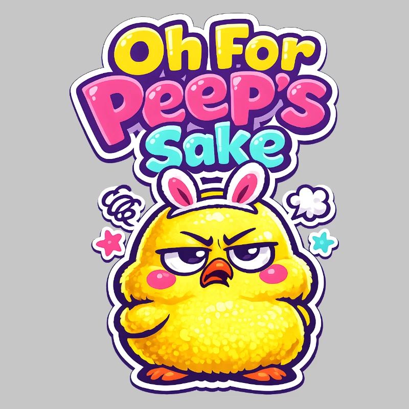 Happy Easter Easter Chick Vintage