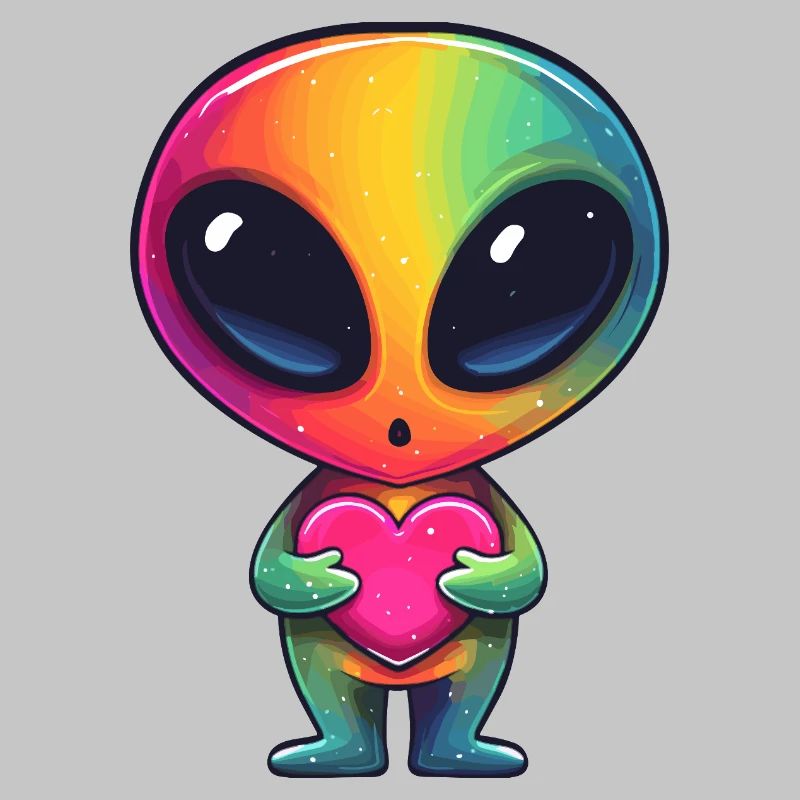 Regenbogenalien Herzfreund