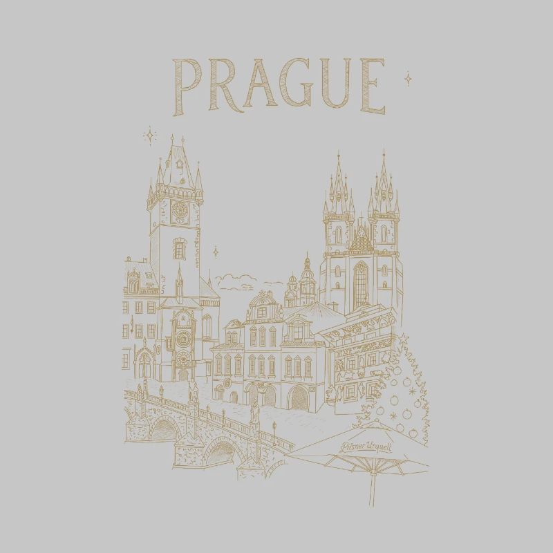 Stilisierte Prag