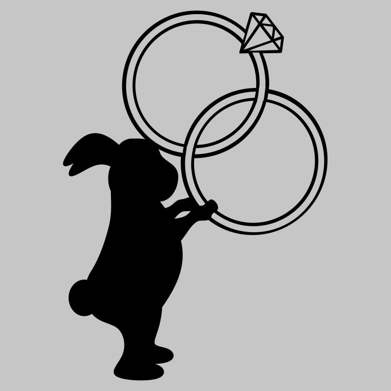 Wedding Rings Wedding Bunny