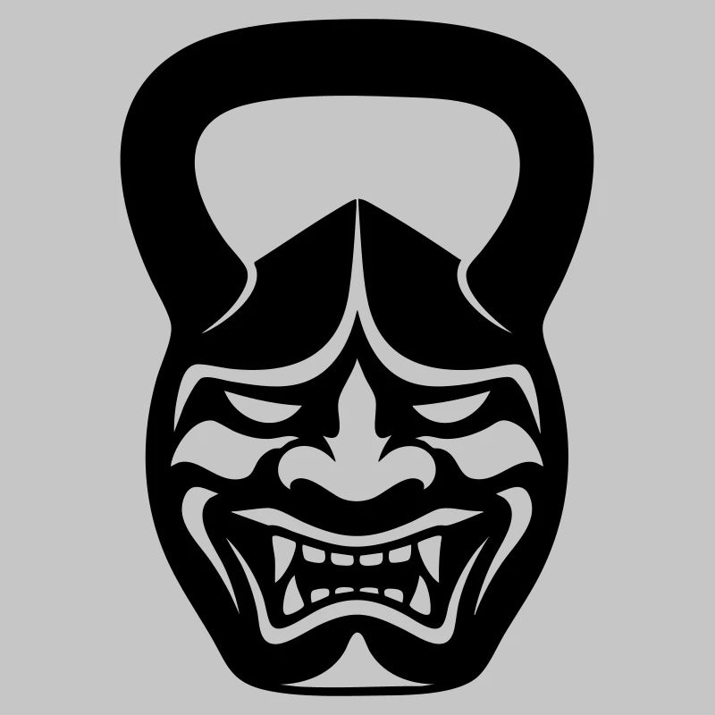 Gym Kettlebell Samurai Mask