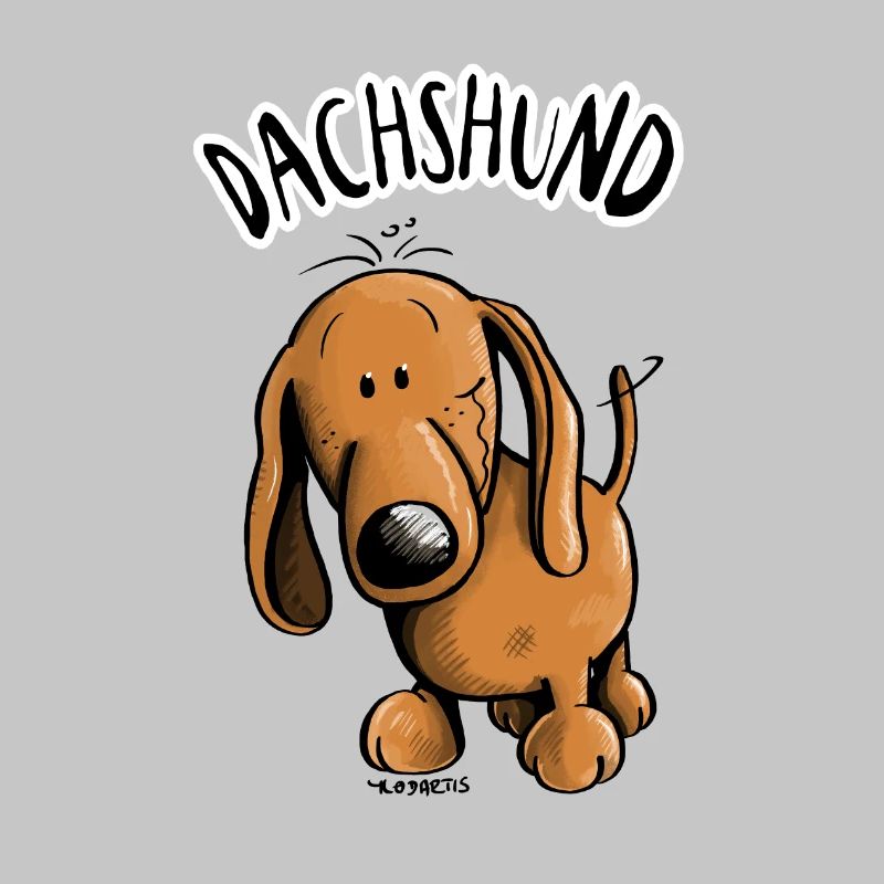 Drolliger Dachshund - Dackel - Teckel