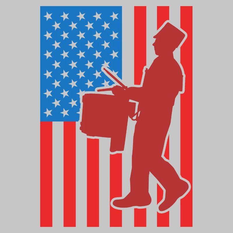 Drum USA Flag