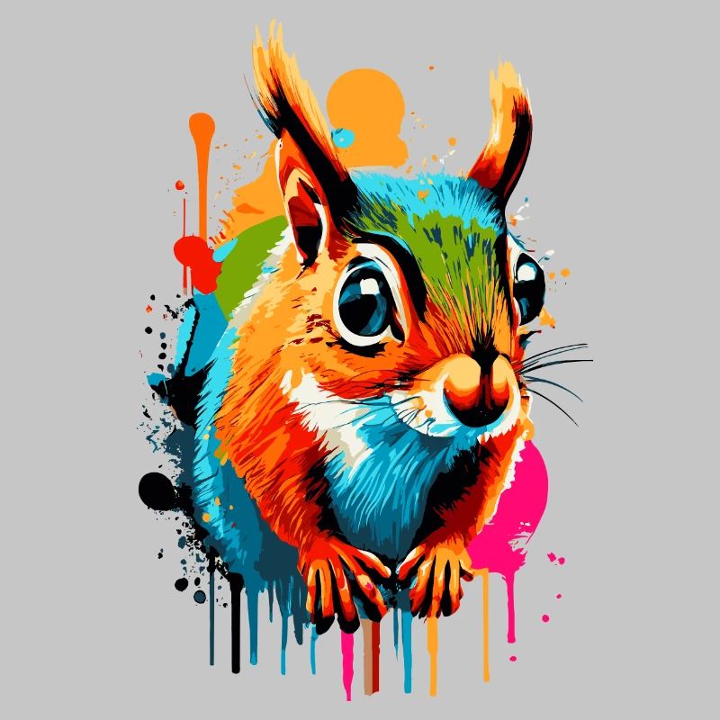 Eichhörnchen Sciurus - Squirrel Farbenfroh