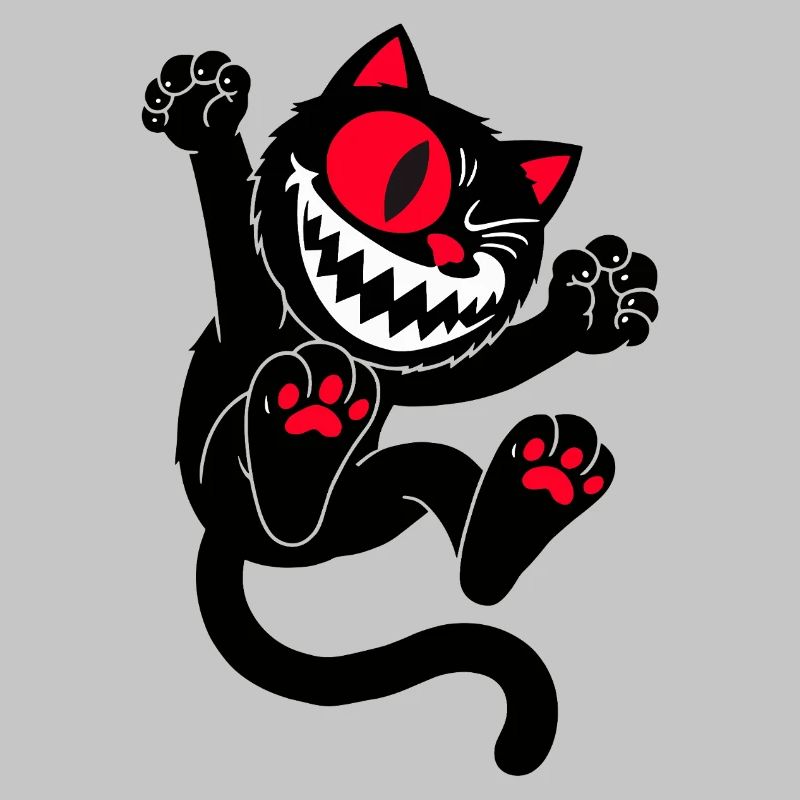 Springende Katze