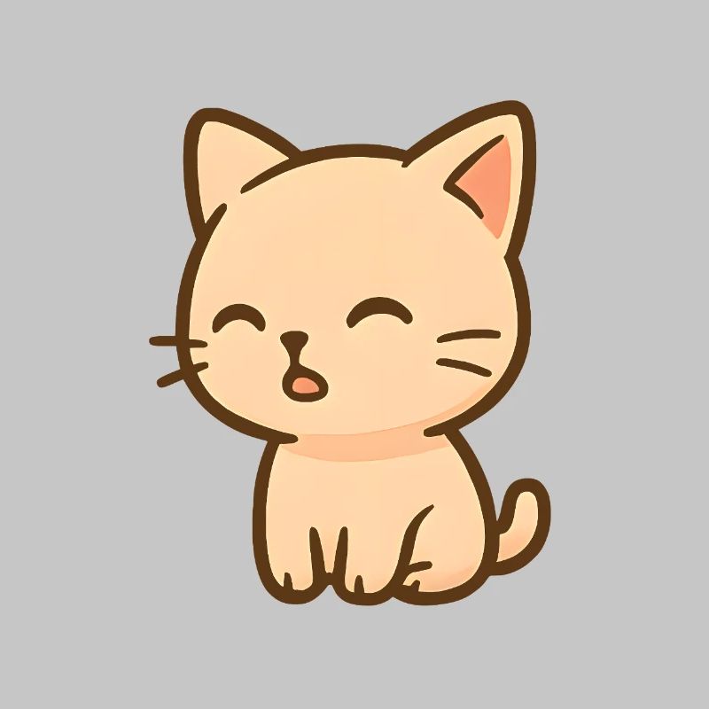 Süßes Kätzchen Kawaii