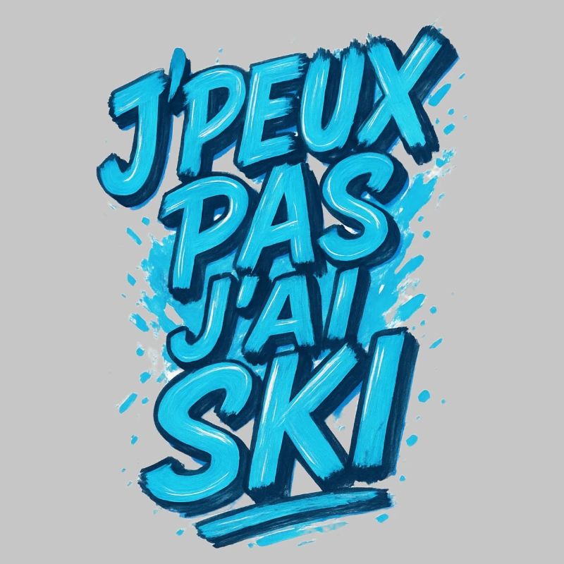 I can't I ski