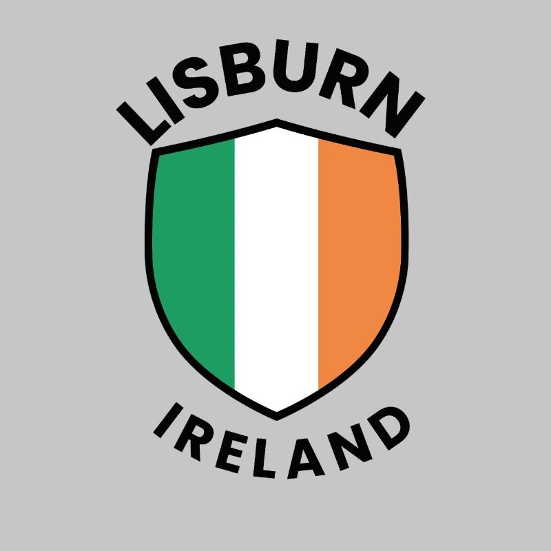 Lisburn-Flagge Irlands Schild