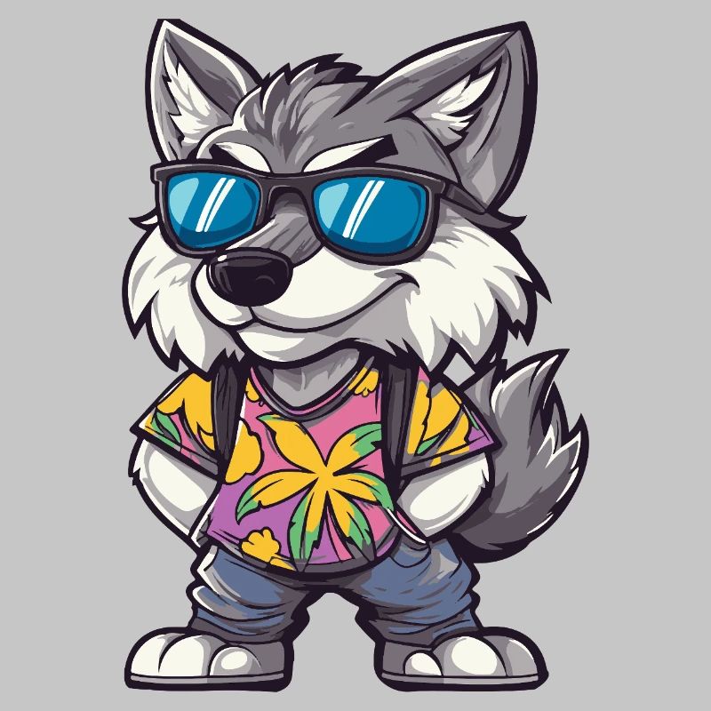 Wolf Comic Vacation