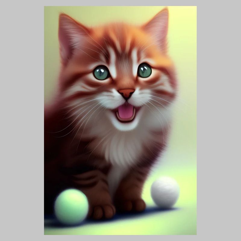 Petit bébé chat mignon