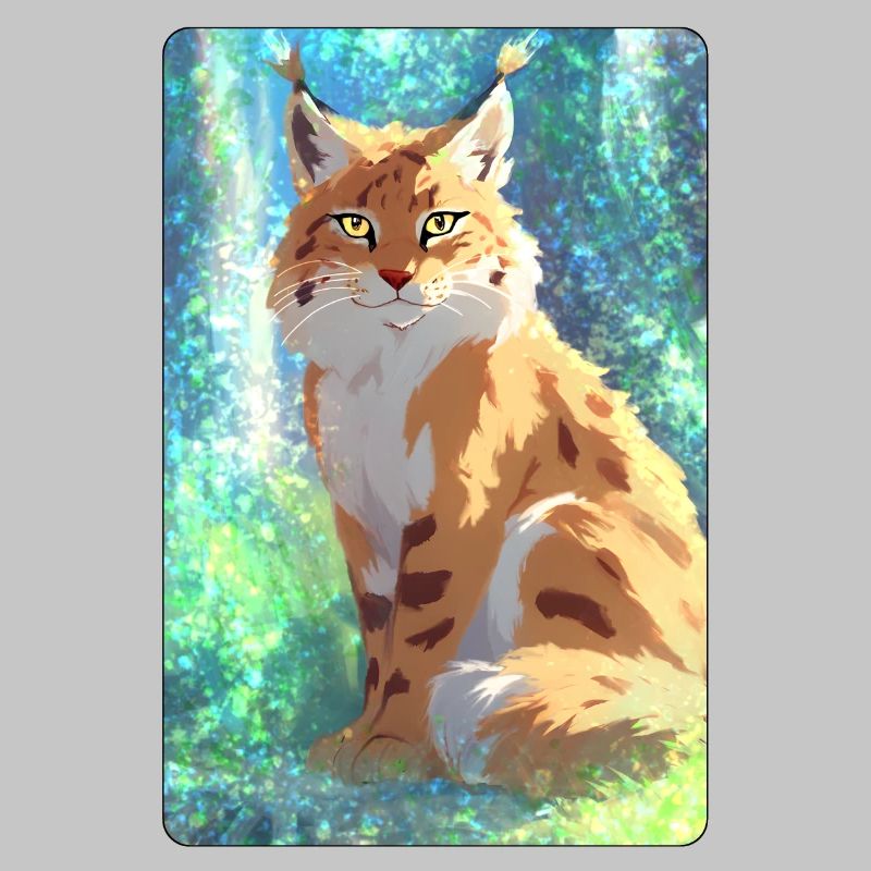 Luchs im Wald